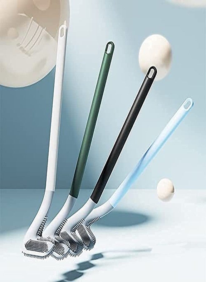 PAGHADI Golf Silicon Toilet Brush with Slim No-Slip Long Handle, Flex Toilet Brush Anti-drip Set, 360 Deep Golf Head Brush Toilet Bowl, Golf Toilet Brushes for Bathroom Cleaning Brush (1 Pcs) - Image 1